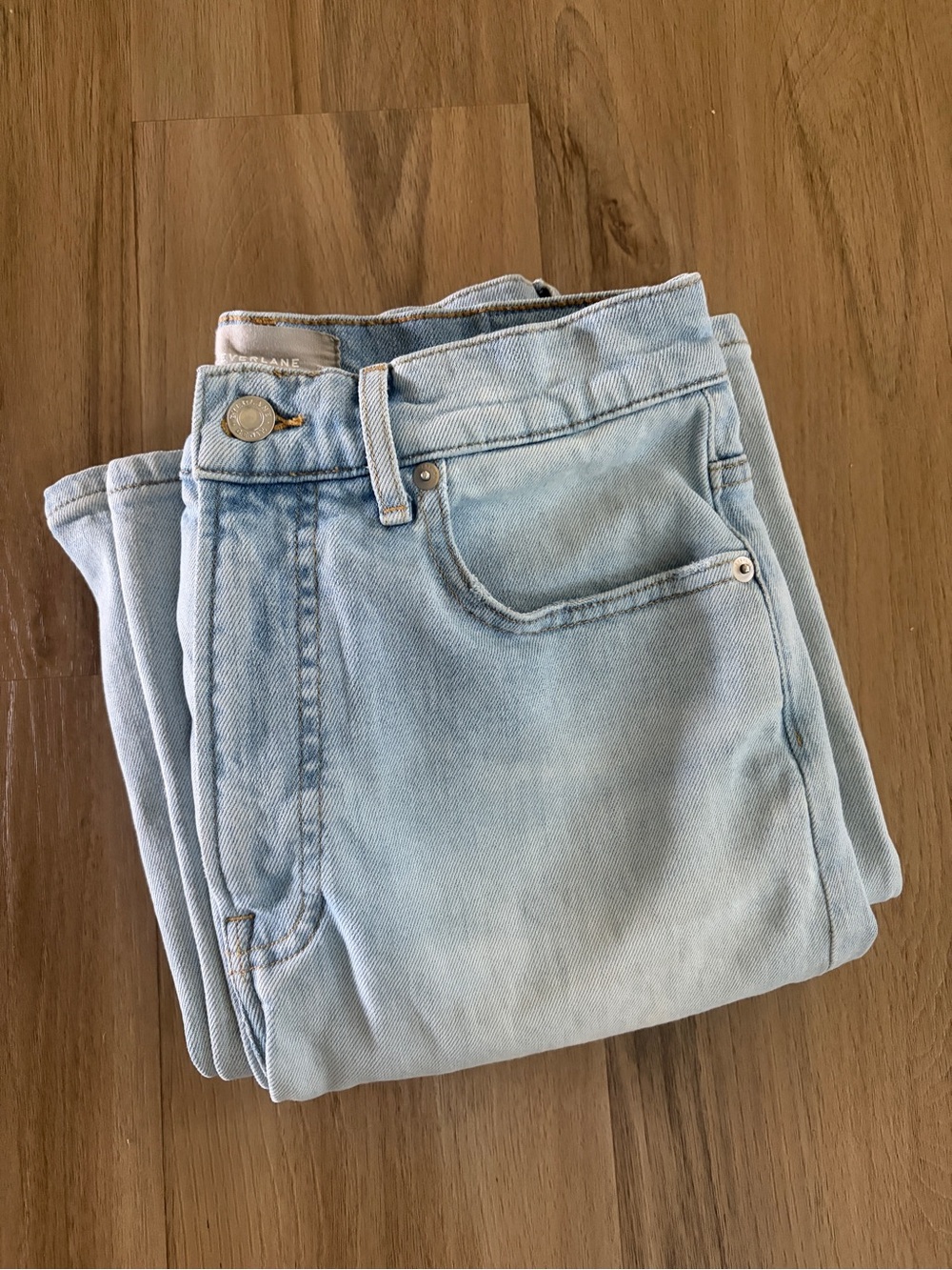 Everlane Light Blue wide leg Jean - Picture 6 of 6